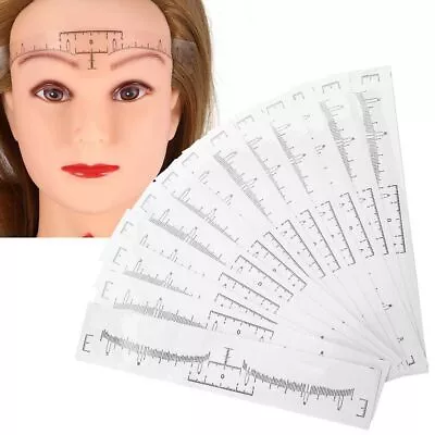 £4.63 • Buy Measure Tool Microblading Sticker Template Shaper Eyebrow Tattoo Stencil Ruler