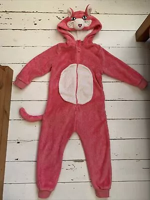 £9.99 • Buy All In One NEXT Hooded One Piece Jumpsuit Sleepsuit Onesy Age 3-4 Years