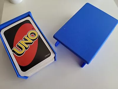 Uno Card Protection Hard Case Travel Storage Box For Uno Card Deck 3D Printed • $15