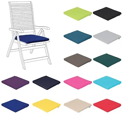 Gardenista Outdoor Garden Chair Cushion Thick Seat Pad Dining Patio Furniture UK • £11.97