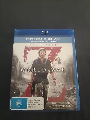 World War Z | Blu-ray + DVD (Blu-ray 2013) LIKE NEW.  • $7