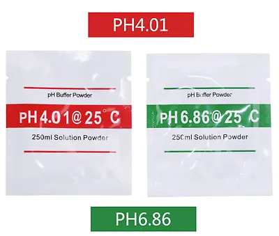 PH Meter Water Tester Buffer Powder Calibration Pack 4.00 6.86 • £3.99