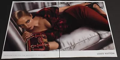 2004 Print Ad Sexy Heels Long Legs Fashion Lady Blonde Louis Vuitton Red Dress A • $10.98