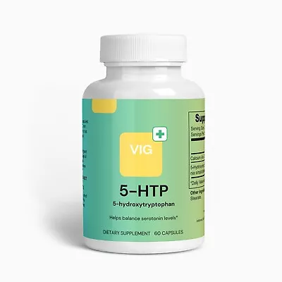 5-HTP 200mg Hydroxytryptophan Sleep Support 60 Caps Serotonin Mood Anxiety VIG • $23.49