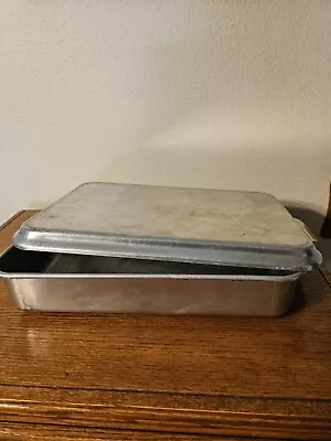Vintage FOLEY Aluminum Baking Pan With Snap On Lid 13  X 9  X 3 .Great Condition • $15