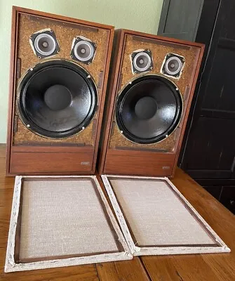 Sweet Classic Pair (2) AMPEX 2115 3-way Speakers Monitors - Goodmans • $255