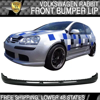Fits 06 07 08 09 VW Golf 5 MK5 Rabbit V-Style PU Front Bumper Lip • $119.99