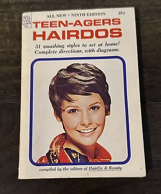 Teen-Agers Hairdos Dell Purse Book Vintage Hair Styles Styling 1970 • $11.99