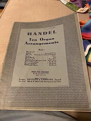 Handel Ten Organ Arrangements Book 2 • £8