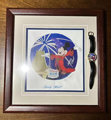 Disney Artwork Vintage MGM Studios Mickey Watch And Art Limited /75 Fantasia • $105