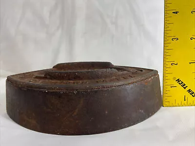 Antique Colebrookdale Iron Co Flat Iron Sad Charcoal Box Coal Paper Weight Décor • $14.85