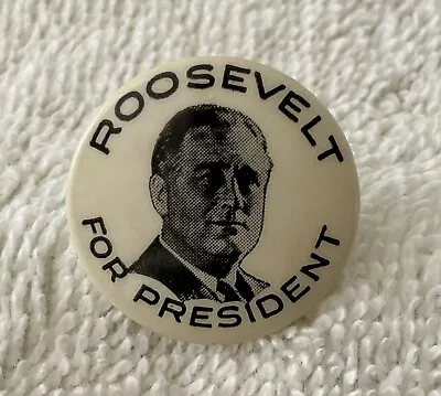 Roosevelt For President Button Pin • $8