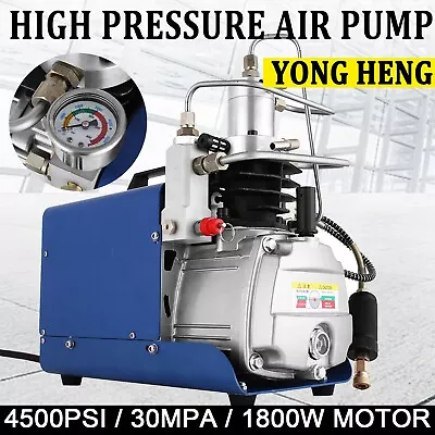 YONG HENG 30MPA 4500PSI High Pressure Air Compressor PCP Airgun Scuba Air Pump • $240.50