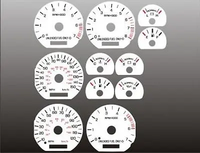 White Face Gauges For 1994-1998 Ford Mustang • $27.99