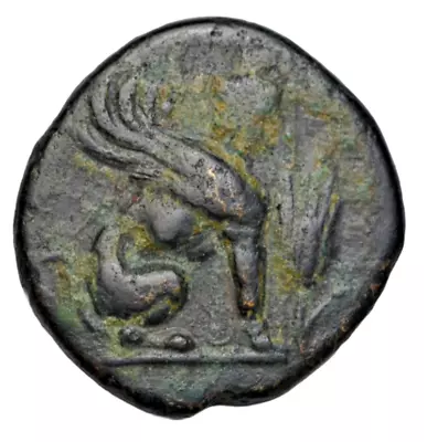 Islands Off Ionia Chios AE18 C. 190-88 BC Herostratos Sphinx/amphora • $155.42