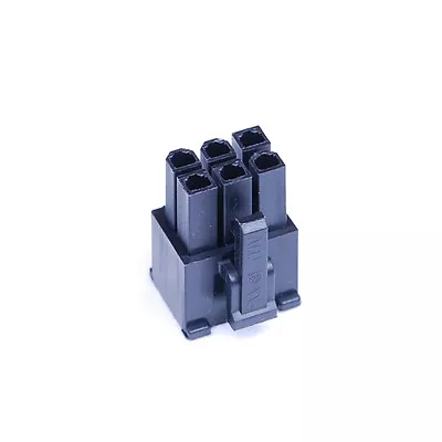 £2.59 • Buy Shakmods 6 Pin AUX Power Supply Connector Socket Black  + 6 Free Female Pins UK