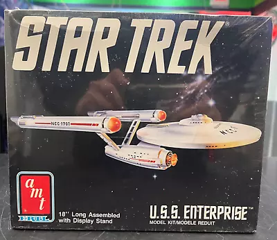 STAR TREK U.S.S. ENTERPRISE NCC-1701 18  Model Kit #6676 NEW Sealed Made In USA • $29.99