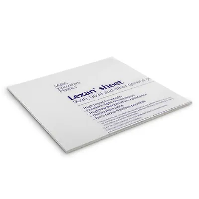 24  X 24  X 1/4  Polycarbonate Clear Plastic Sheet Lexan • $46.95