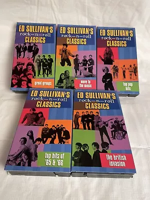 Ed Sullivan's Rock N Roll Classics VHS Set Of 5 • $15