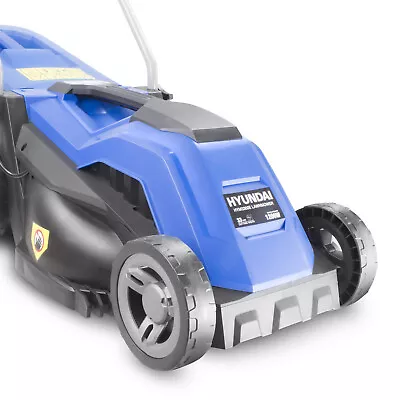 £93.49 • Buy Hyundai Electric Lawnmower Rear Roller & Mulching Lawn Mower 1200W 33cm Cutting