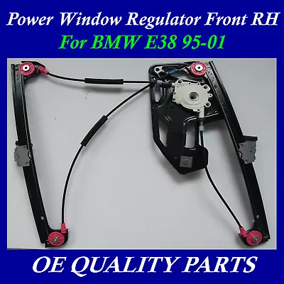 Window Regulator Front Right FR RH Passenger For BMW E38 95-01 51338205634 • $34.66