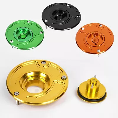 CNC Keyless Fuel Gas Cap Fit For Yamaha R3 R1 R6 R125 FZ07 R15 FZ6 Tank Cover  • $30.39