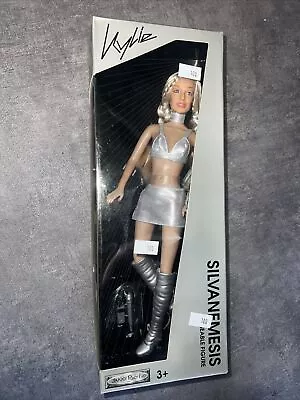 RARE Kylie Minogue Silvanemesis Poseable Figure Doll - Jakks Pacific 2003 Used • $129