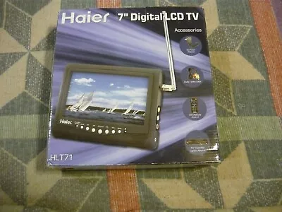 Haier HLT71 7  720p HD LCD Rechargeable Television - NEW SEALED • $99.95