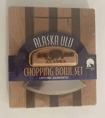 Alaska Ulu Knife Chopping Bowl Set Premium Alaska Cutlery • $24.85