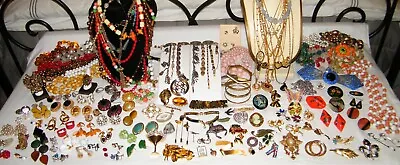 Antique Vintage 150Pc JEWELRY LOT MANY DESIGNERS Glass Beads~Czech~Germany~MORE! • $499.95