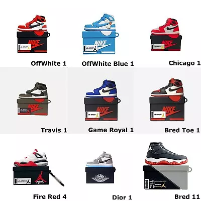 $26.90 • Buy Nike Air Jordan Apple Airpod Case Covers 1st/2nd/3rd/Pro Gen