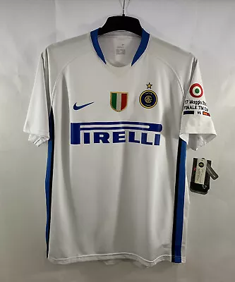 BNWT Inter Milan Coppa Italia Final Away Football Shirt 2006/07 (M) Nike G109 • £199.99