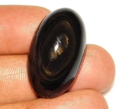 41.ct Natural Rainbow Obsidian Eye Oval Cabochon Jewelry Making Gemstone At=49 • $12.19
