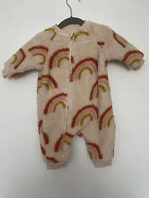 £2.50 • Buy Next Baby Fleece Sleepsuit Rainbow Size 3-6 Months