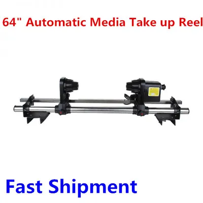 $315.63 • Buy 220V 64  Automatic Media Take Up Reel D64 For Mutoh/ Mimaki/ Roland/ Epson Print