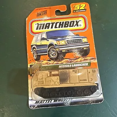 New 1999 Matchbox Missile Launcher 52/100 Nip Military Patrol • $3