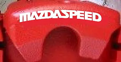 Mazda MAZDASPEED Curved Brake Caliper Decals (8) • $9.99