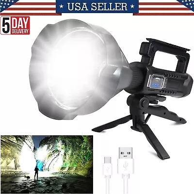 Handheld 90000 Lumen 8000mAh Super Bright Spotlight LED Hunting Light With USB • $19.99