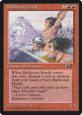 Balduvian Horde Alliances NM Red Rare MAGIC THE GATHERING MTG CARD ABUGames • $2.09