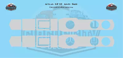 Atlas GP38 Anti-Skid Decal Set 1:87 HO Scale • $10.99