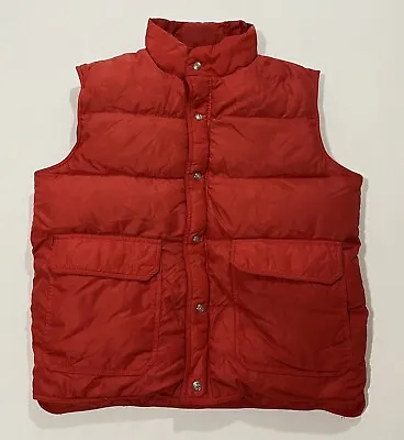 Vintage Rei Co-op Mens Puffer Vest Full Zip Down Vest Sz Large AE5 • $40