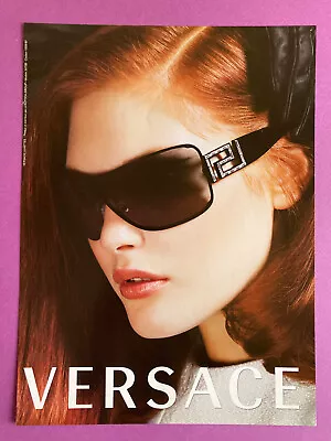2007 Versace Advertising Sunglasses Accessory Fall Winter Fashion Collection • $5.40