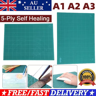 5-ply PVC Self Healing Cutting Mat Craft Quilting Grid Lines Printed Board A1-A3 • $16.05