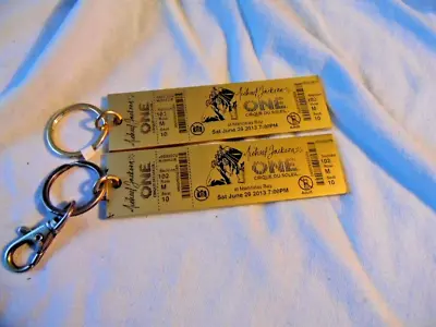 Very Rare  Michael Jackson One Cirque Du Soleil Ticket Key Chain 06-29-2013 • $100