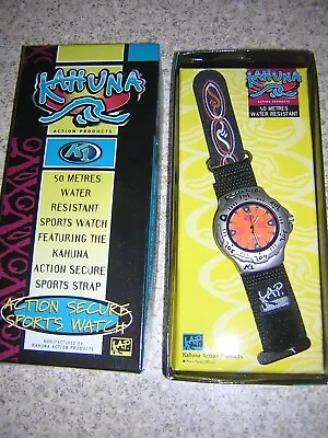 Rare  Kahuna K1 Sports Watch Orange Dial Untested  • £50