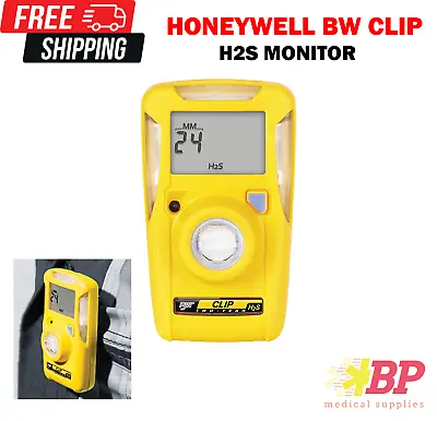 BW Technologies Corded Electric BWC2-H BW Clip Single Gas H2S Monitor 10/15 • $135.95