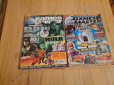 Two Games Master Magazines  July 2003 & August  2005 • £3