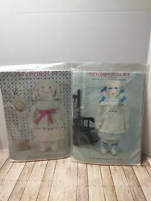 Victorian Doll Kit Vintage Nicole Creations Lot Of 2 #1501 #1502 18   Sew • £18.24