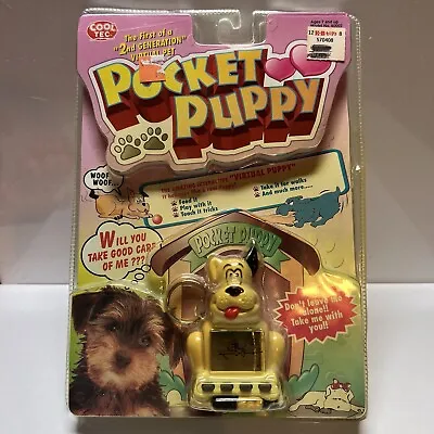 New Dog Pocket Puppy Interactive Virtual Pet Toy Cool Tec Key Chain NIP • $69.97