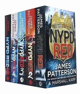 James Patterson NYPD Red Collection 5 Books Set (Book 1-5) Thrillers Paperback • $27.09